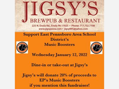 Jigsy's Supports East Pennsboro Music Boosters 